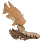 Статуэтка из дерева рыба Animals of the World варинант исполнения - 4 | Loft Concept в Краснодаре